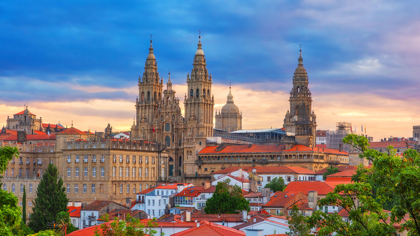 Hitta paketresor till Santiago de Compostela