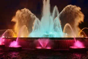 Magiska fontänen på Montjuïc
